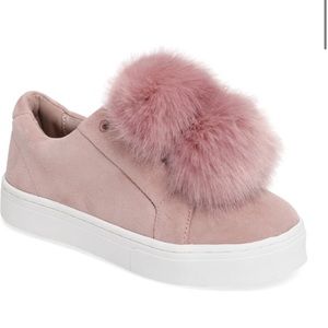 Sam Edelman Pink Leya Pom Pom shoes